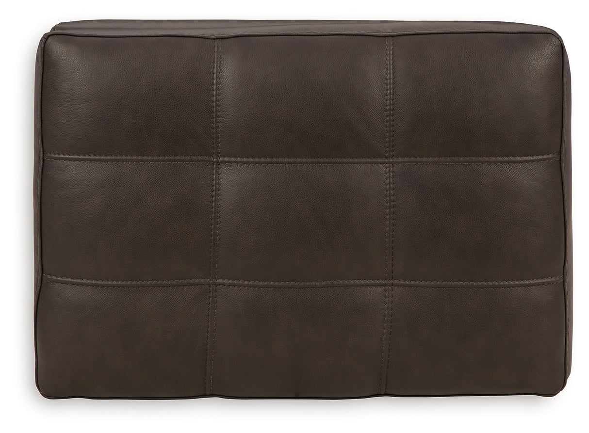 Luigi Thunder Ottoman from Ashley Furniture - Luna Furniture