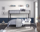 Lunar Dark Bronze Metal Twin/Full Bunk Bed from Homelegance - Luna Furniture