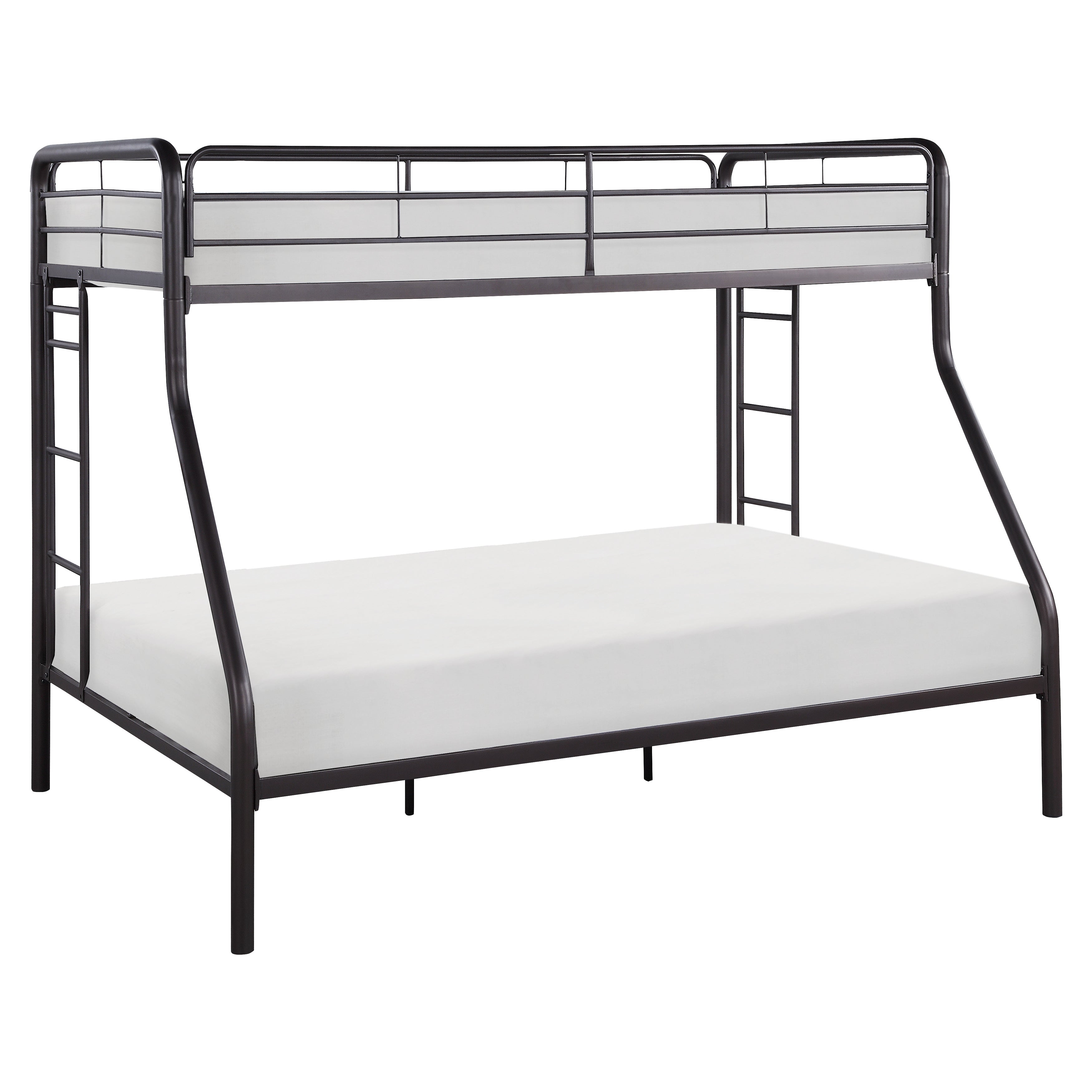 Homelegance Lunar Dark Bronze Metal Twin/Full Bunk Bed - Luna