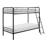 Lunar Dark Bronze Metal Twin/Twin Bunk Bed from Homelegance - Luna Furniture