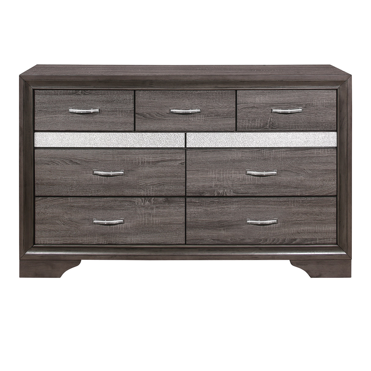 Luster Gray Dresser - Luna Furniture Luster Gray Dresser - Luna Furniture