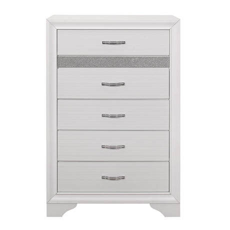 Luster White Chest from Homelegance - Luna Furniture