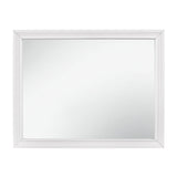 Luster White Mirror (Mirror Only) from Homelegance - Luna Furniture
