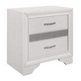 Luster White Nightstand from Homelegance - Luna Furniture