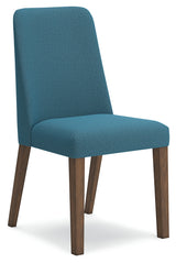Lyncott Blue/Brown Dining Chair, Set of 2 from Ashley Furniture - Luna Furniture