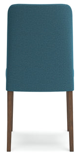 Lyncott Blue/Brown Dining Chair, Set of 2 from Ashley Furniture - Luna Furniture