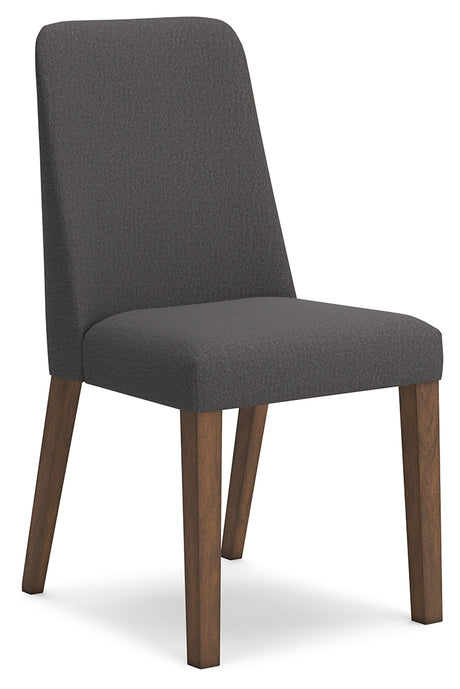 Lyncott Charcoal/Brown Dining Chair, Set of 2 from Ashley - Luna Furniture
