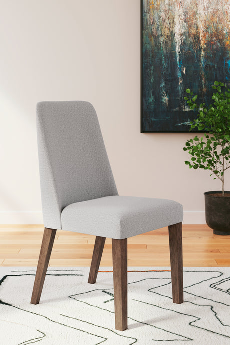 Lyncott Gray/Brown Dining Chair, Set of 2 from Ashley - Luna Furniture