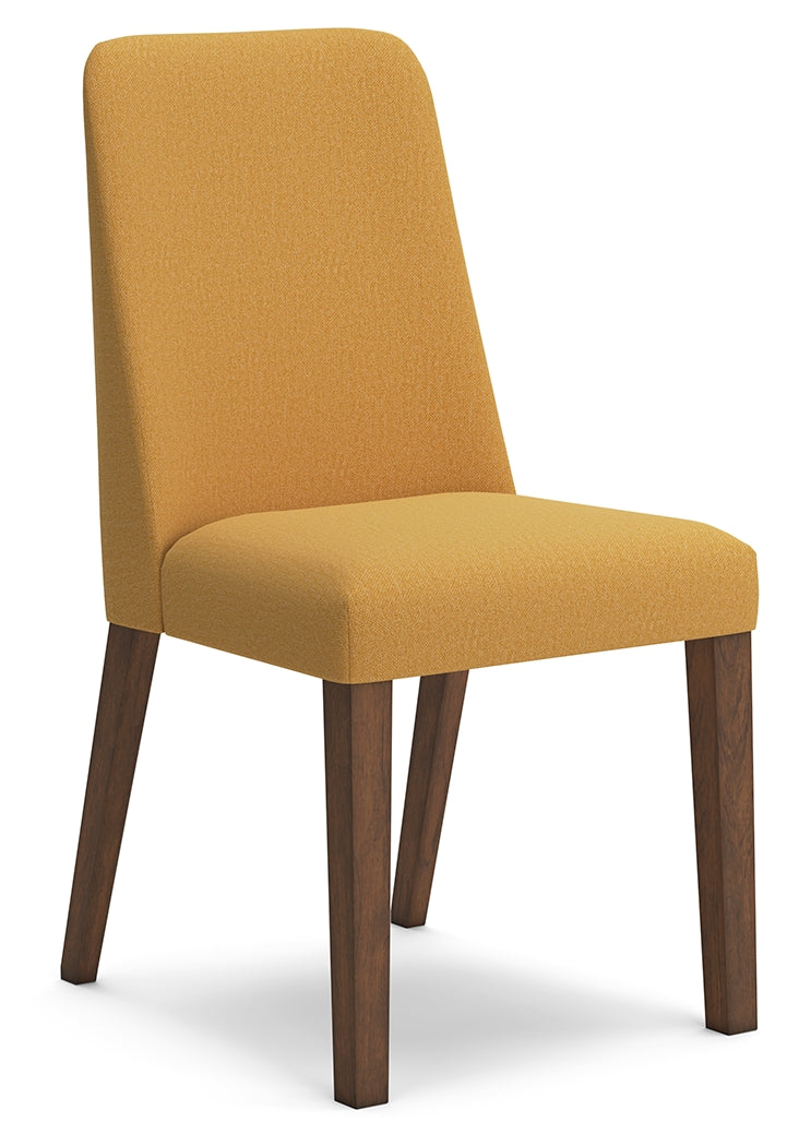 Lyncott Mustard/Brown Dining Chair, Set of 2 from Ashley - Luna Furniture