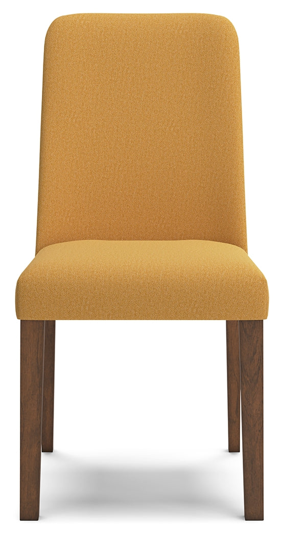 Lyncott Mustard/Brown Dining Chair, Set of 2 from Ashley - Luna Furniture