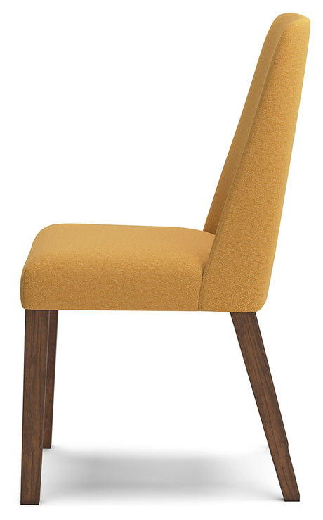 Lyncott Mustard/Brown Dining Chair, Set of 2 from Ashley - Luna Furniture