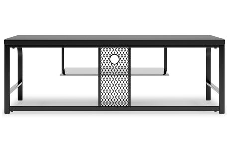 Lynxtyn Black 48" TV Stand from Ashley - Luna Furniture