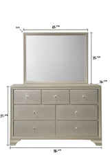 Lyssa Champagne Dresser from Crown Mark - Luna Furniture