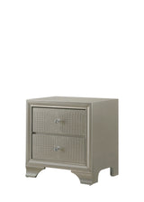 Lyssa Champagne LED Upholstered Panel Youth Bedroom Set from Crown Mark - Luna Furniture