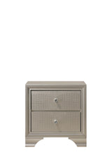 Lyssa Champagne Nightstand from Crown Mark - Luna Furniture