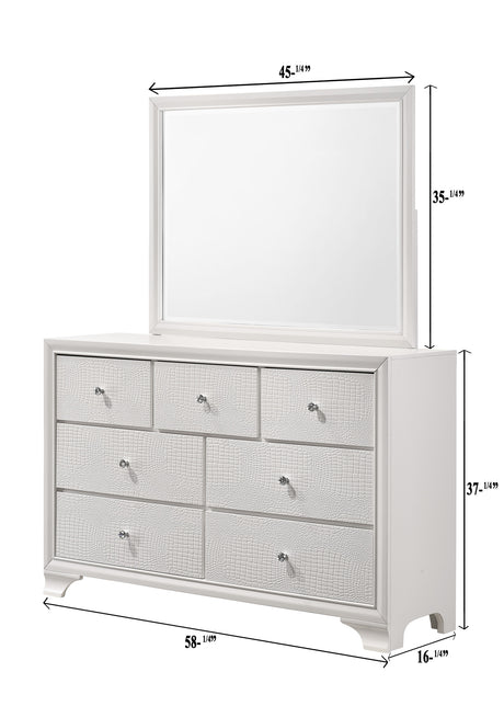 Lyssa Frost Dresser from Crown Mark - Luna Furniture