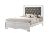 Lyssa Frost LED Upholstered Panel Bedroom Set from Crown Mark - Luna Furniture
