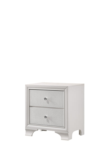 Lyssa Frost Nightstand from Crown Mark - Luna Furniture