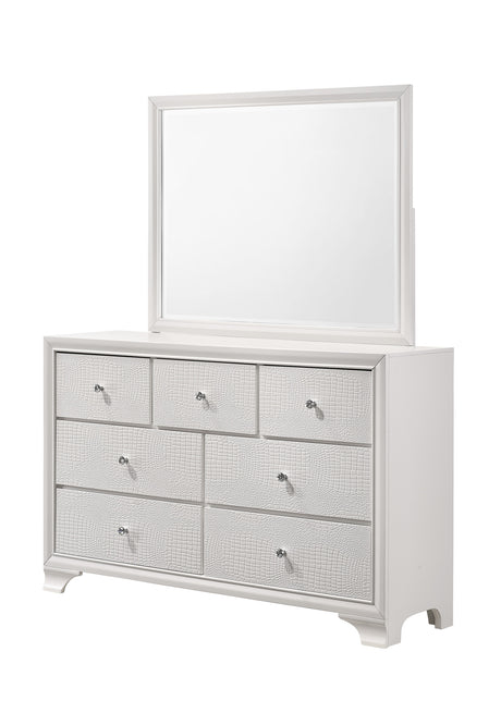 Lyssa Frost LED Upholstered Panel Youth Bedroom Set from Crown Mark - Luna Furniture