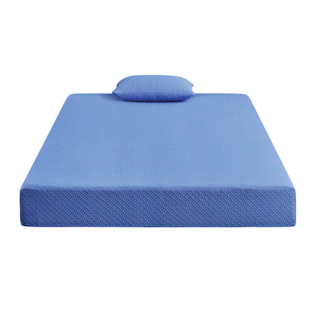 MT-PG07BLF 7" Blue Full Gel-Infused Memory Foam Mattress Set from Homelegance - Luna Furniture