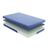 MT-PG07BLT 7" Blue Twin Gel-Infused Memory Foam Mattress Set from Homelegance - Luna Furniture
