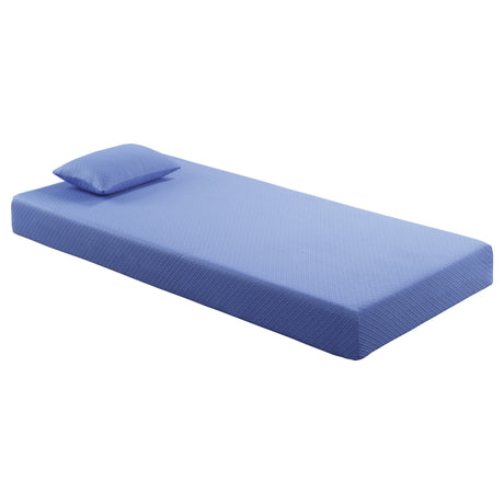 MT-PG07BLT 7" Blue Twin Gel-Infused Memory Foam Mattress Set from Homelegance - Luna Furniture