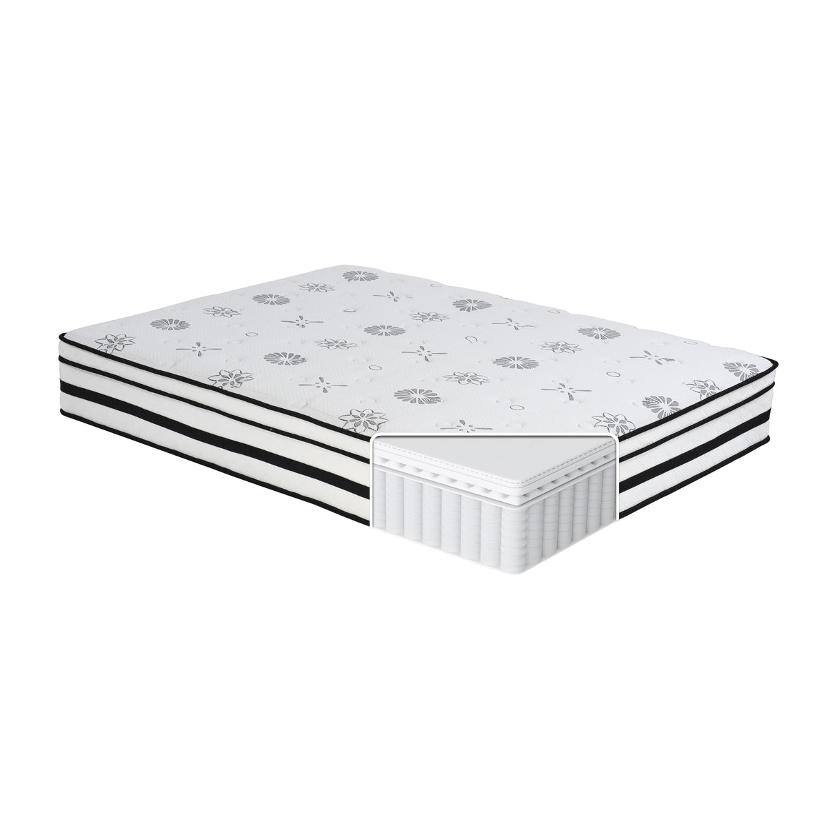 MT-PH12Q 12" Queen Hybrid Mattress from Homelegance - Luna Furniture