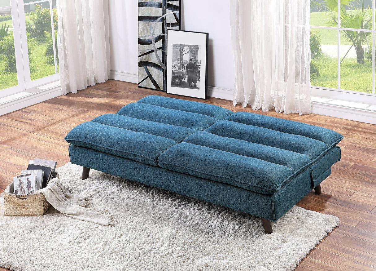 Mackay Blue Elegant Lounger from Homelegance - Luna Furniture