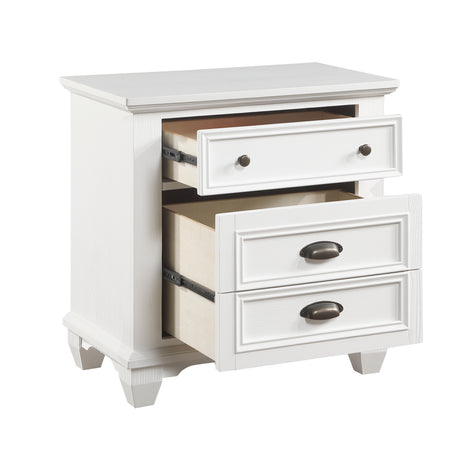1454-1*4 4-Piece Bedroom Set (Queen Bed, Nightstand, Dresser, Mirror) from Homelegance - Luna Furniture