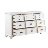 Mackinac White Dresser from Homelegance - Luna Furniture