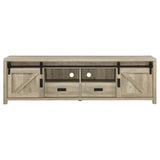 Madra Rectangular TV Console with 2 Sliding Doors from Coaster - Luna Furniture