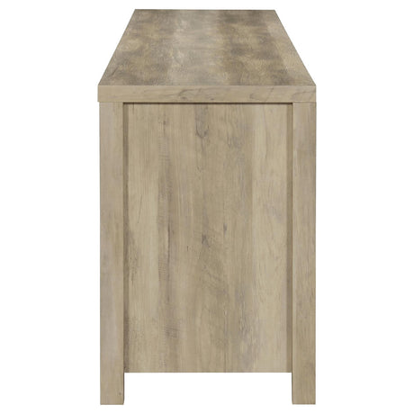 Madra Rectangular TV Console with 2 Sliding Doors from Coaster - Luna Furniture