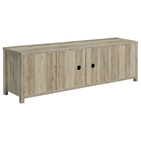 Madra Rectangular TV Console with 2 Sliding Doors from Coaster - Luna Furniture