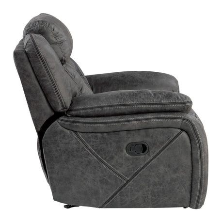 Madrona Hill Gray Glider Reclining Chair from Homelegance - Luna Furniture