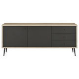 Maeve Gray and Antique Pine 2-Door Engineered Wood Accent Cabinet from Coaster - Luna Furniture