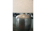 Magalie Antique Silver Finish Table Lamp from Ashley - Luna Furniture