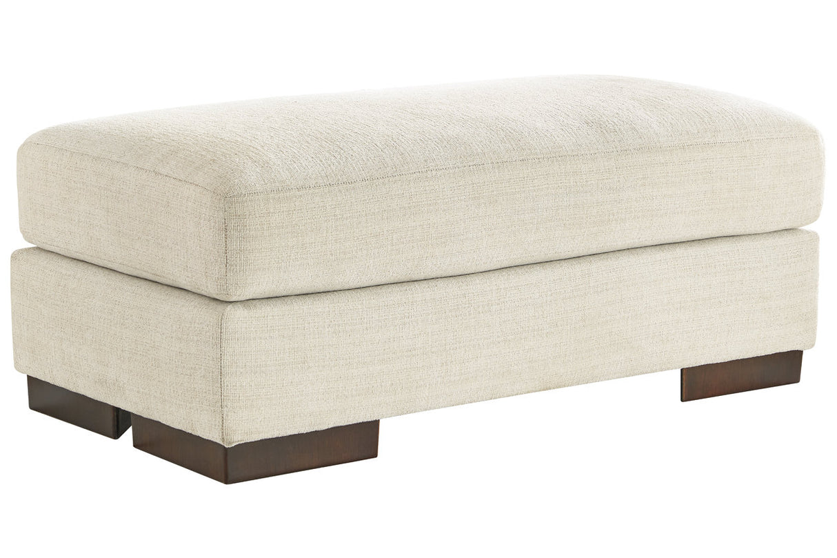 Maggie Birch Ottoman from Ashley Furniture - Luna Furniture