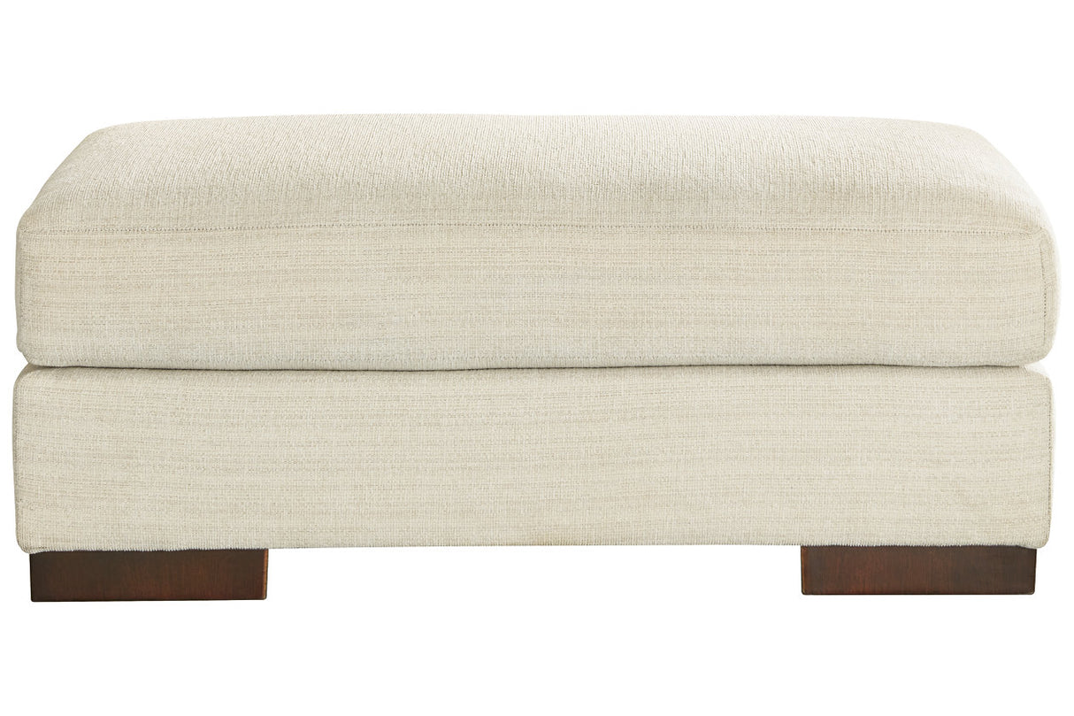 Maggie Birch Ottoman from Ashley Furniture - Luna Furniture