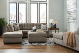 Mahoney Chocolate 2-Piece LAF Chaise Sectional from Ashley - Luna Furniture