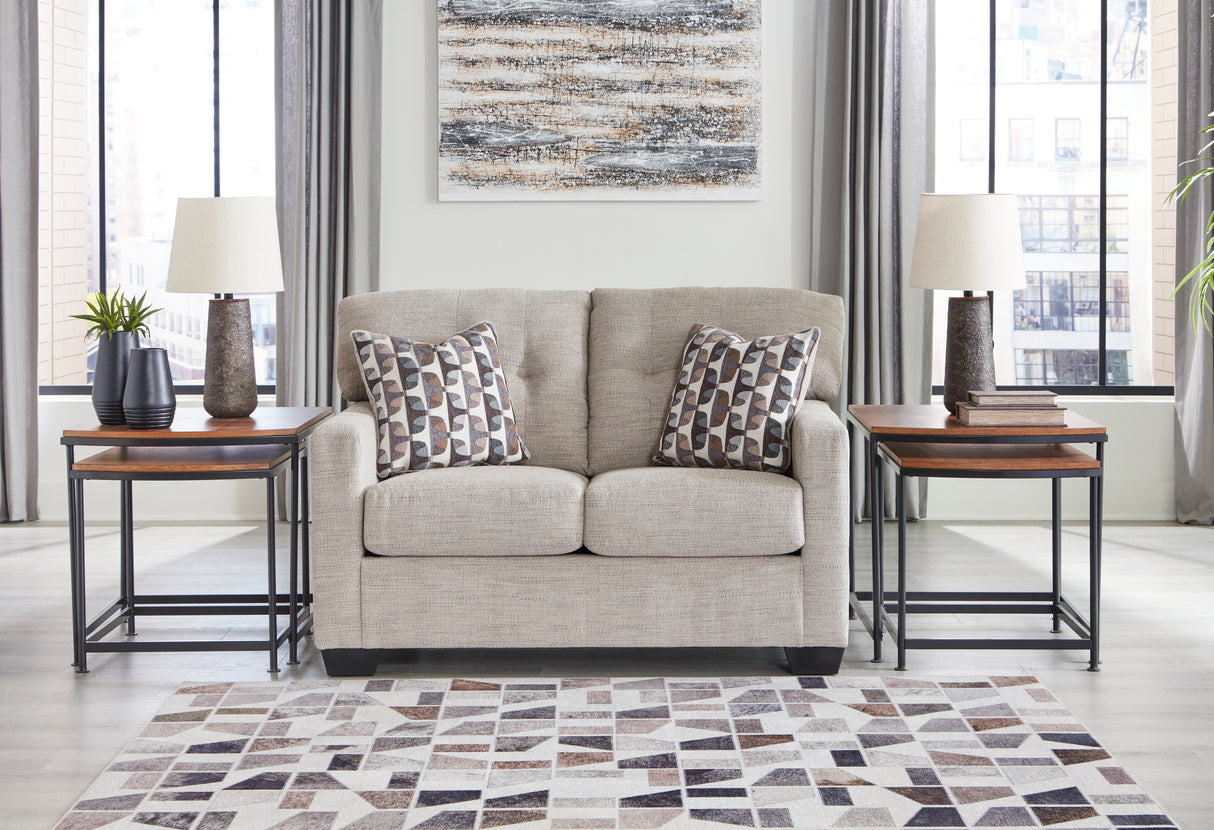 Mahoney Pebble Loveseat from Ashley Furniture - Luna Furniture