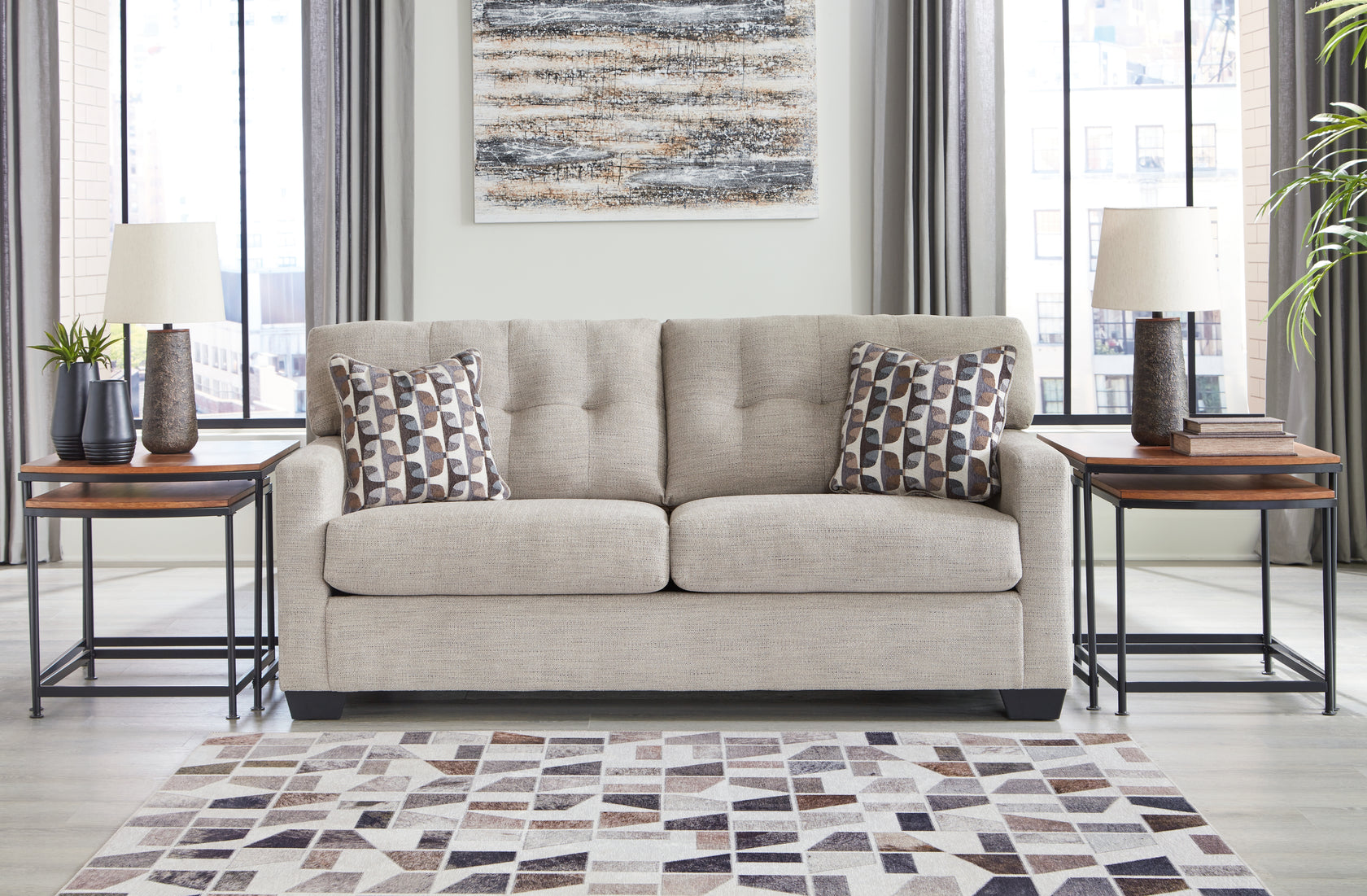 Mahoney Pebble Sofa from Ashley Furniture - Luna Furniture