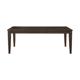 Makah Dark Brown 78" Extendable Dining Table from Homelegance - Luna Furniture