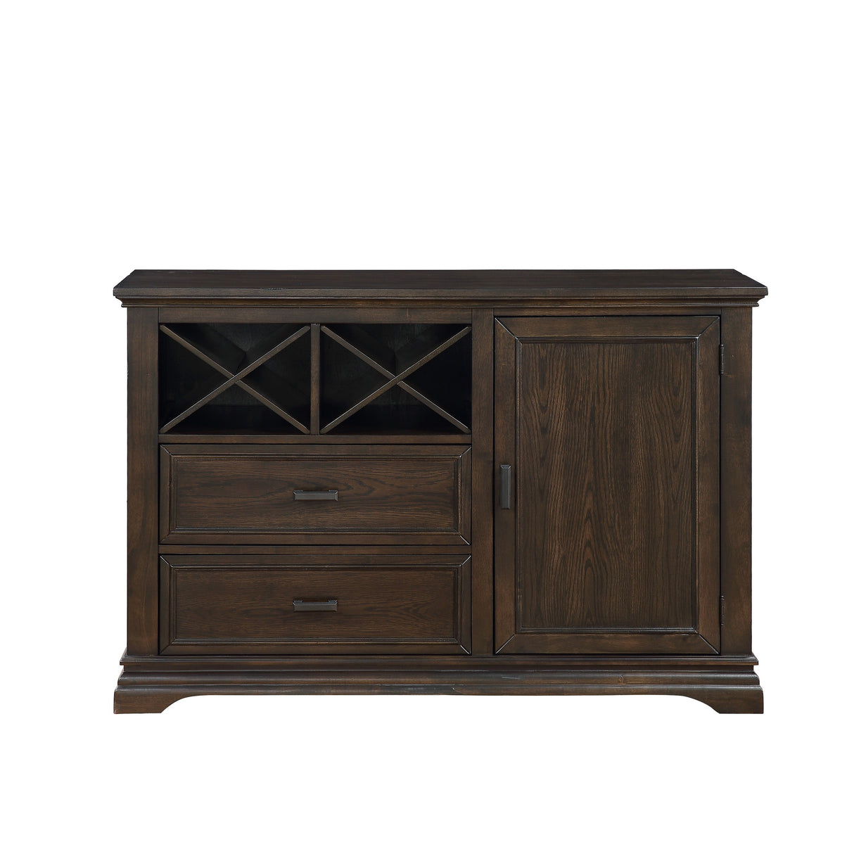 Makah Dark Brown Dining Server from Homelegance - Luna Furniture