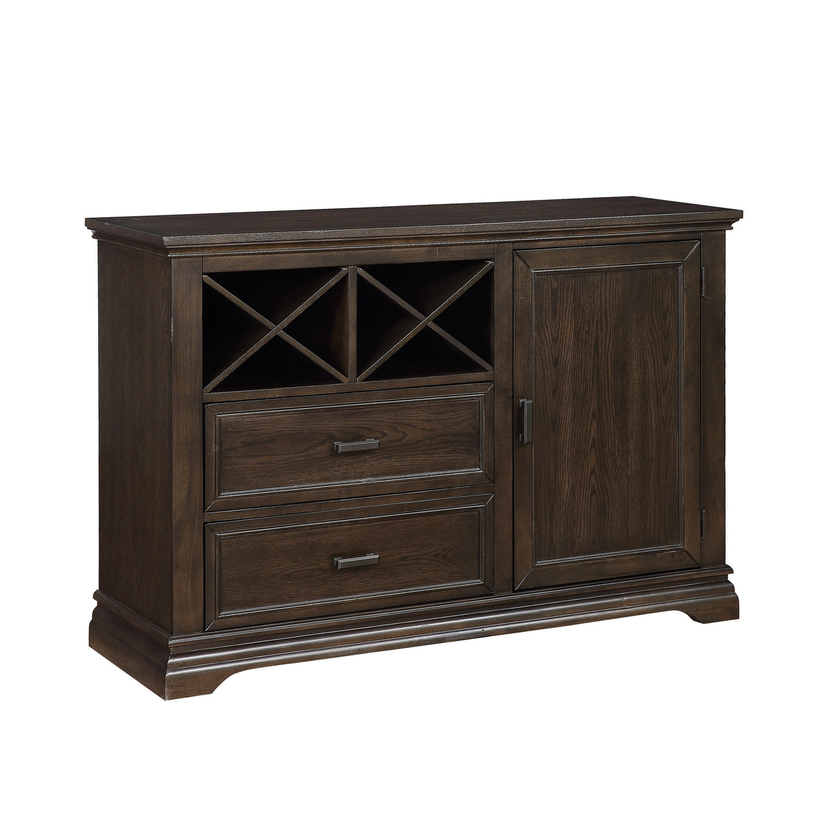 Makah Dark Brown Dining Server from Homelegance - Luna Furniture