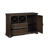 Makah Dark Brown Dining Server from Homelegance - Luna Furniture