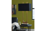 Malana Brass Finish Table Lamp from Ashley - Luna Furniture