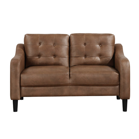 9489BRW*2 Sofa and Loveseat from Homelegance - Luna Furniture