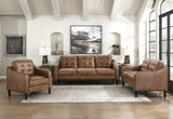 Mallory Brown Living Room Set from Homelegance - Luna Furniture