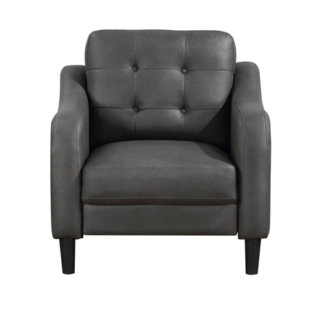 Mallory Gray Chair from Homelegance - Luna Furniture