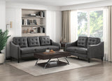 Mallory Gray Living Room Set from Homelegance - Luna Furniture